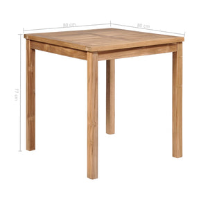 vidaXL Outdoor Dining Table Patio Table Garden Porch Furniture Solid Teak Wood-37