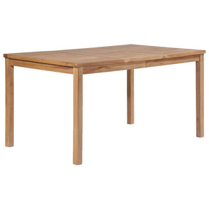 vidaXL Outdoor Dining Table Patio Table Garden Porch Furniture Solid Teak Wood-43