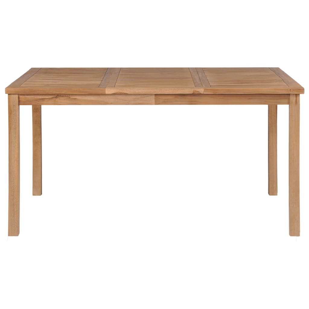 vidaXL Outdoor Dining Table Patio Table Garden Porch Furniture Solid Teak Wood-55
