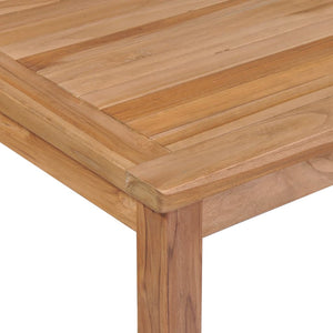 vidaXL Outdoor Dining Table Patio Table Garden Porch Furniture Solid Teak Wood-52