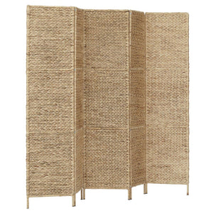 vidaXL Room Divider Folding Privacy Screen for Living Room Water Hyacinth-51