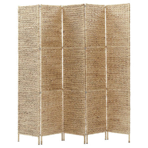 vidaXL Room Divider Folding Privacy Screen for Living Room Water Hyacinth-2
