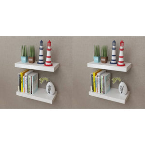vidaXL Wall Shelves Floating Shelves Wall Mounted Display Shelves for Book DVD-14