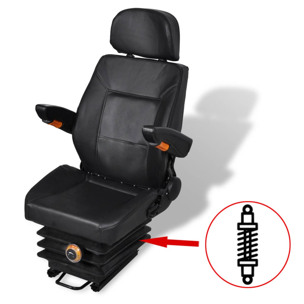 vidaXL Tractor Seat with Suspension-0