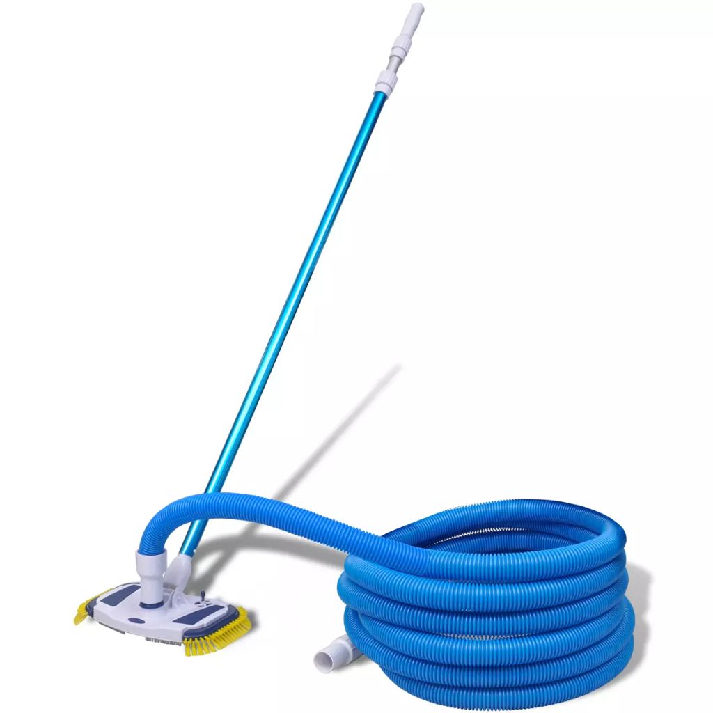 vidaXL Pool Cleaning Tool Vacuum with Telescopic Pole and Hose-0