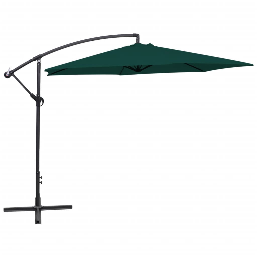 vidaXL Cantilever Umbrella Tilting Parasol Outdoor Umbrella Patio Sunshade-18