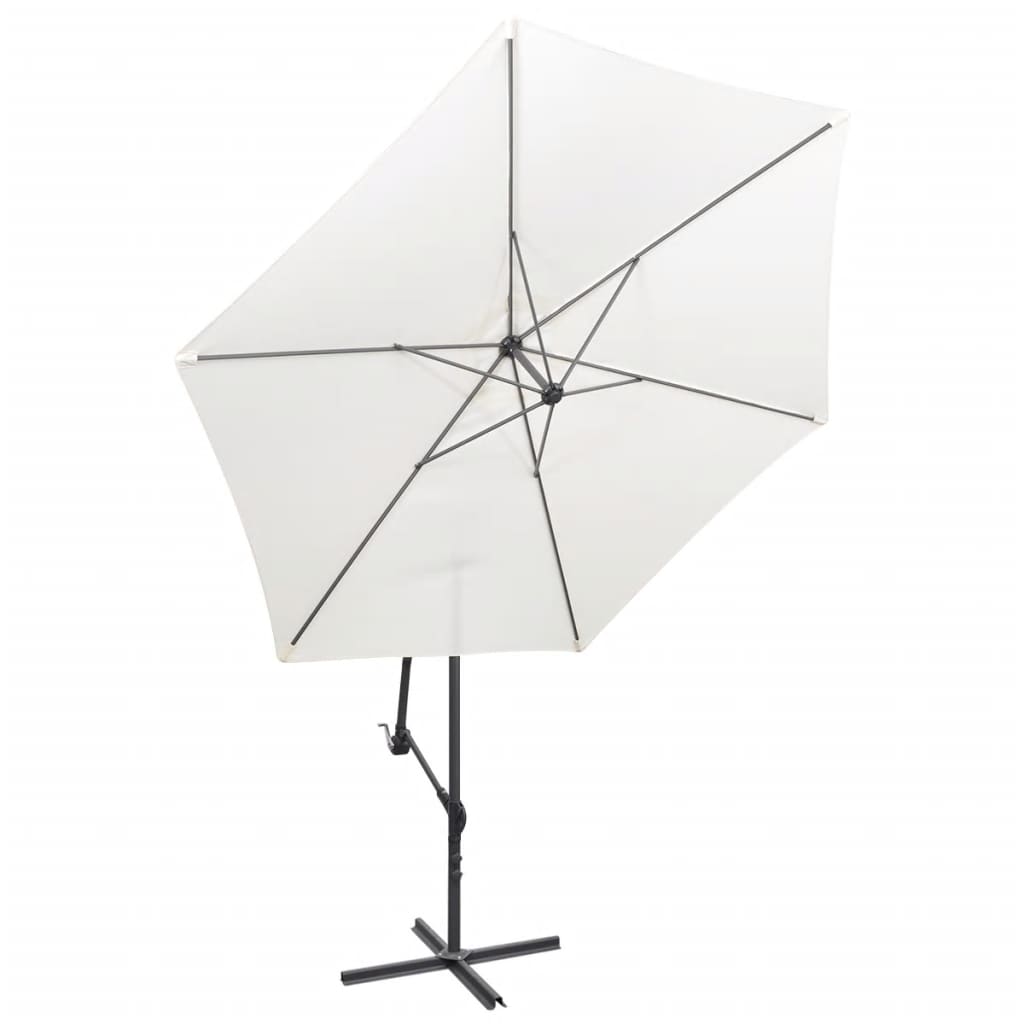 vidaXL Cantilever Umbrella Tilting Parasol Outdoor Umbrella Patio Sunshade-11