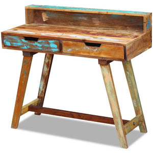 vidaXL Desk Solid Reclaimed Wood-2