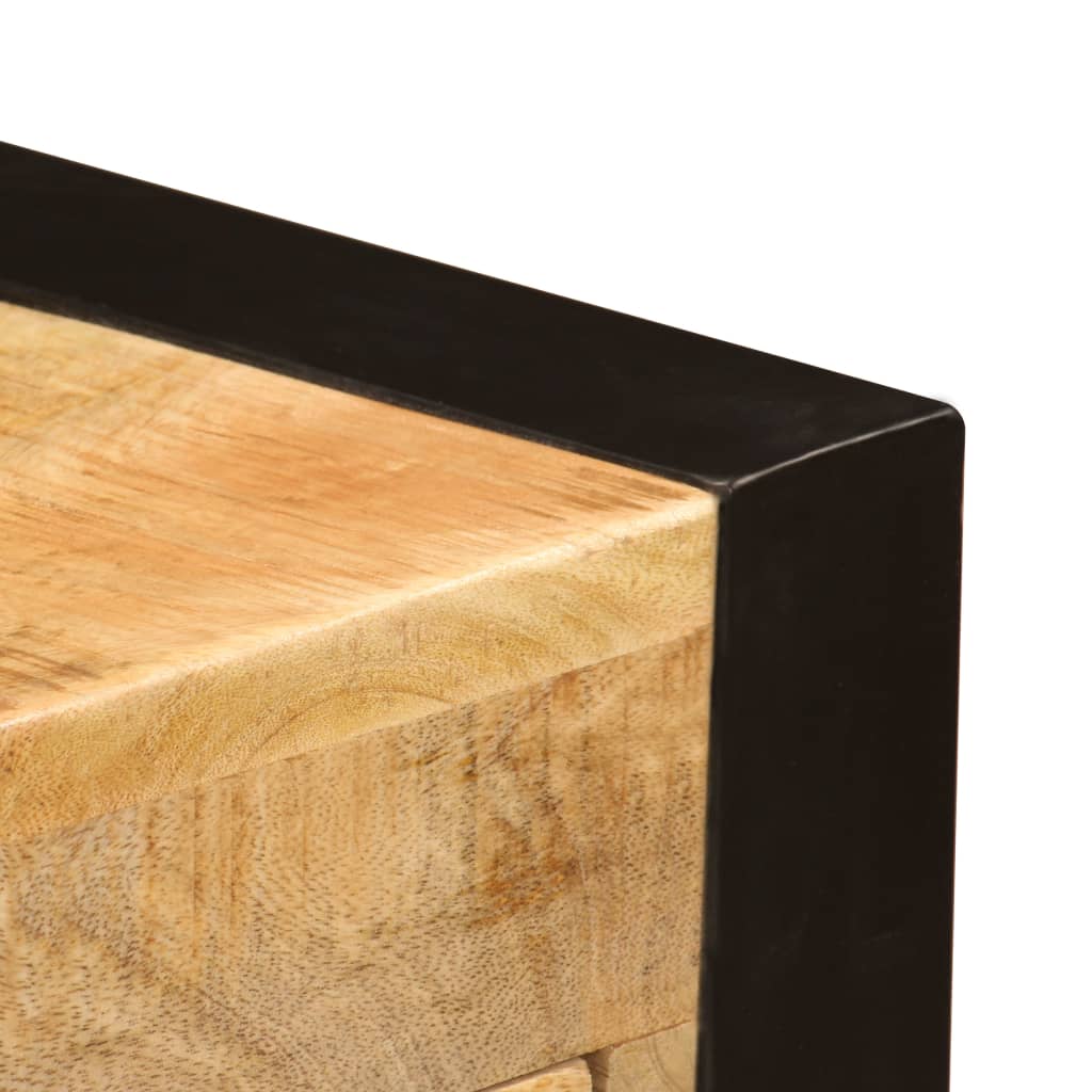 vidaXL Desk with 2 Drawers 43.3"x19.7"x30.3" Solid Mango Wood-7