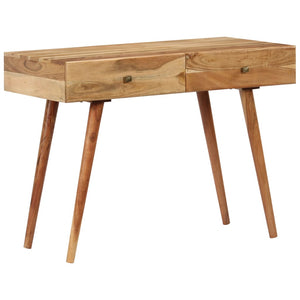 vidaXL Desk 39.3"x20"x29.9" Solid Acacia Wood-0