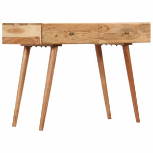 vidaXL Desk 39.3"x20"x29.9" Solid Acacia Wood-3