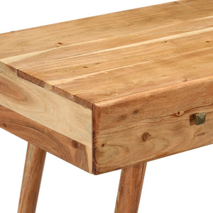 vidaXL Desk 39.3"x20"x29.9" Solid Acacia Wood-5
