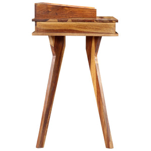 vidaXL Writing Desk 45.3"x19.7"x33.5" Solid Sheesham Wood-3