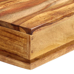 vidaXL Writing Desk 45.3"x19.7"x33.5" Solid Sheesham Wood-4