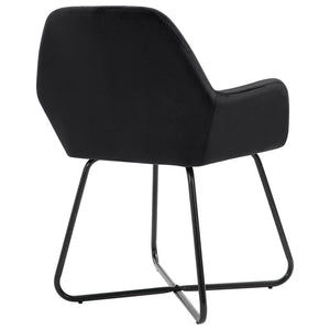 vidaXL Dining Chairs Upholstered Chair with Metal Legs for Living Room Velvet-3