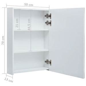 vidaXL Bathroom Cabinet Mirrored Bathroom Vanity Wall Mounted Medicine Cabinet-23