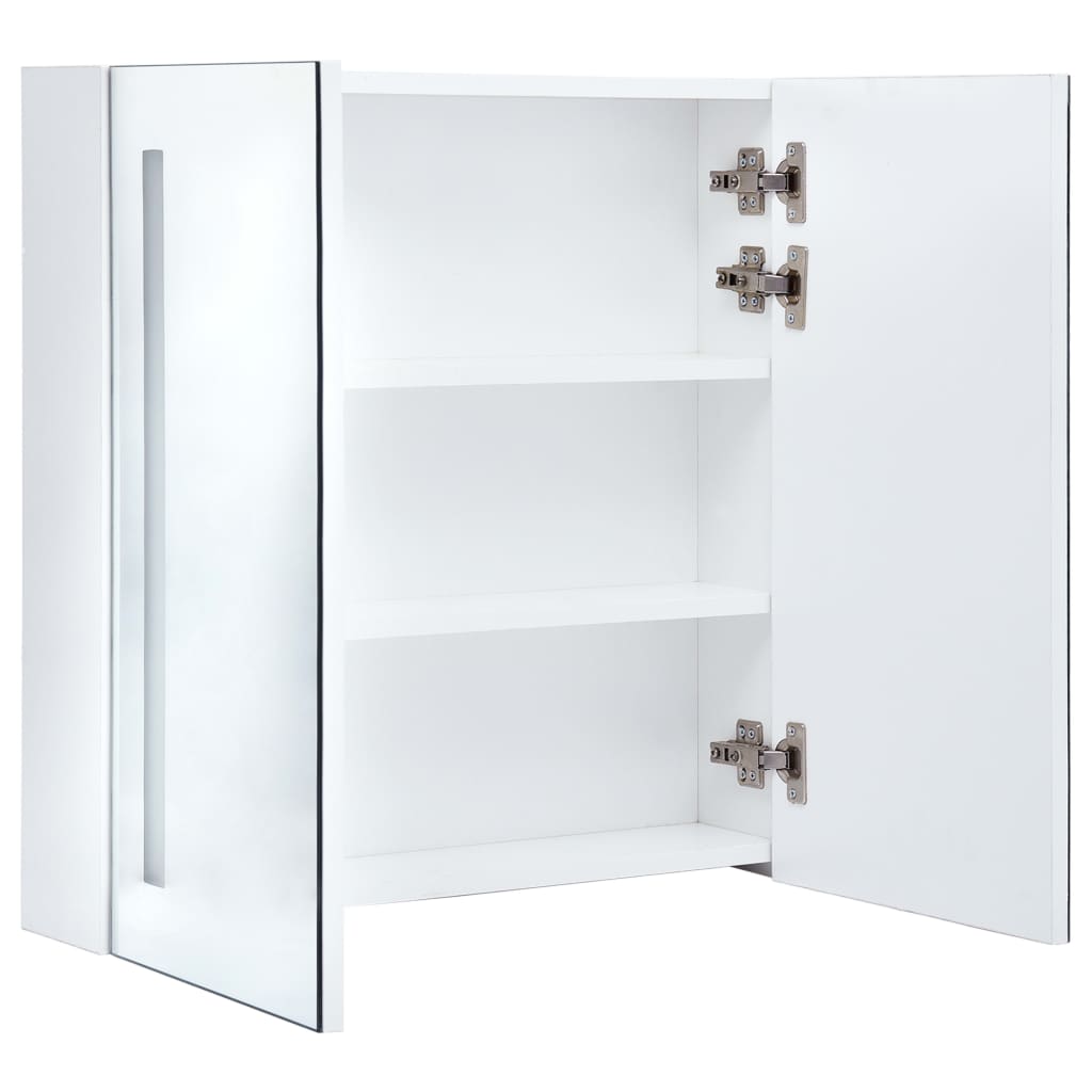 vidaXL Bathroom Cabinet Mirrored Bathroom Vanity Wall Mounted Medicine Cabinet-26