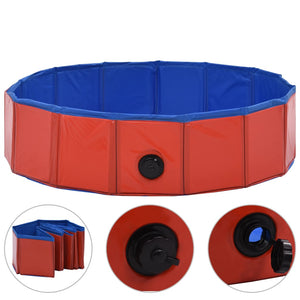 vidaXL Dog Swimming Pool Foldable Dog Pool Pet Paddling Pool Bath Tub PVC-7