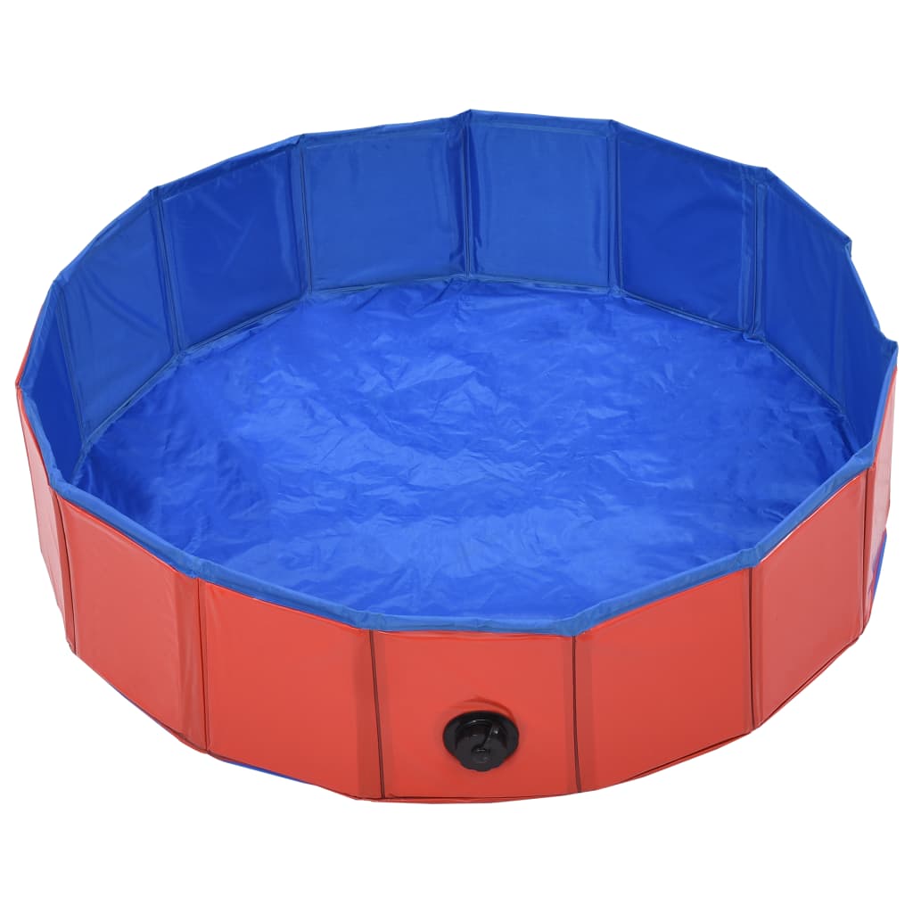 vidaXL Dog Swimming Pool Foldable Dog Pool Pet Paddling Pool Bath Tub PVC-1