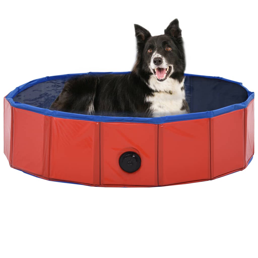 vidaXL Dog Swimming Pool Foldable Dog Pool Pet Paddling Pool Bath Tub PVC-2