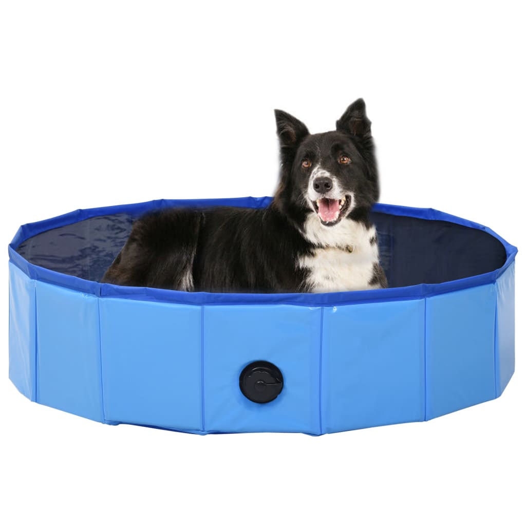 vidaXL Dog Swimming Pool Foldable Dog Pool Pet Paddling Pool Bath Tub PVC-39