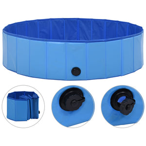 vidaXL Dog Swimming Pool Foldable Dog Pool Pet Paddling Pool Bath Tub PVC-13