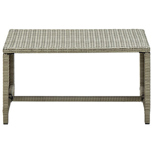 vidaXL Coffee Table Accent Side Table for Living Room Balcony Poly Rattan-7