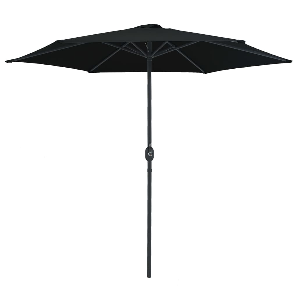 vidaXL Outdoor Umbrella Parasol with Crank Patio Sunshade Sun Shelter Aluminum-0
