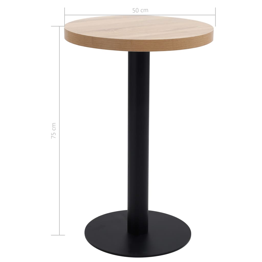 vidaXL Bistro Table Kitchen Coffee Dining Bar Desk Living Room Furniture MDF-3