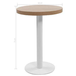 vidaXL Bistro Table Kitchen Coffee Dining Bar Desk Living Room Furniture MDF-10