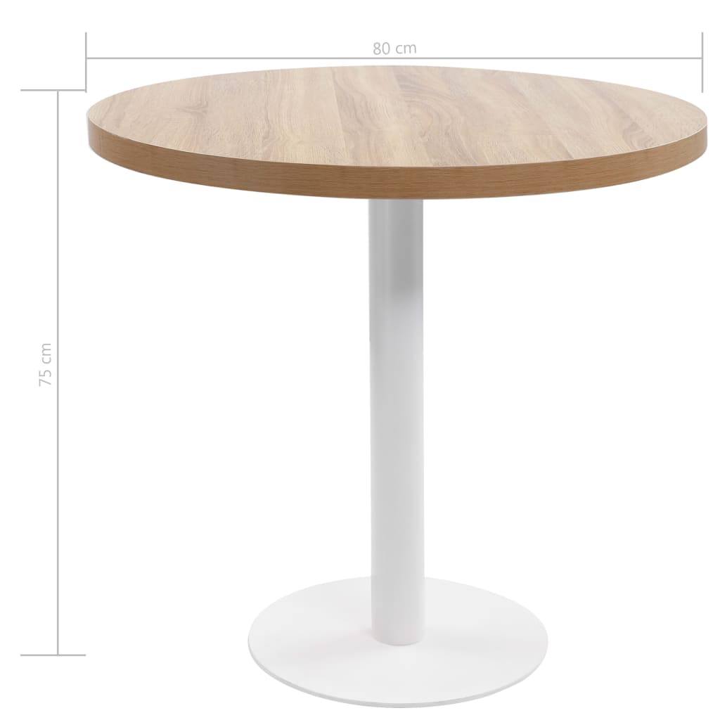 vidaXL Bistro Table Kitchen Coffee Dining Bar Desk Living Room Furniture MDF-27