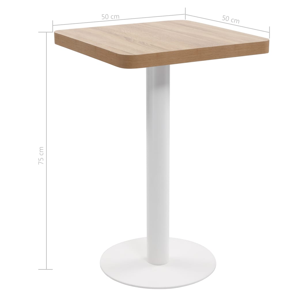 vidaXL Bistro Table Dining Room Bar Coffee Dinner Table Desk Furniture MDF-47