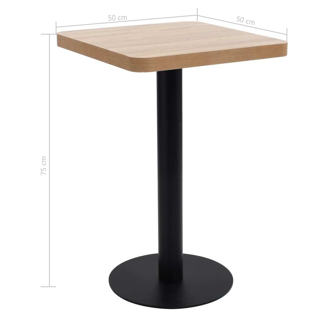 vidaXL Bistro Table Dining Room Bar Coffee Dinner Table Desk Furniture MDF-46