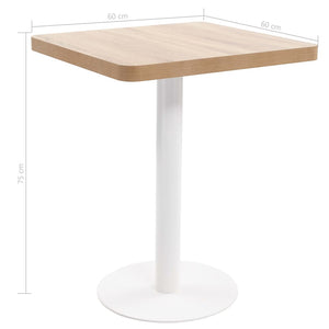 vidaXL Bistro Table Dining Room Bar Coffee Dinner Table Desk Furniture MDF-12