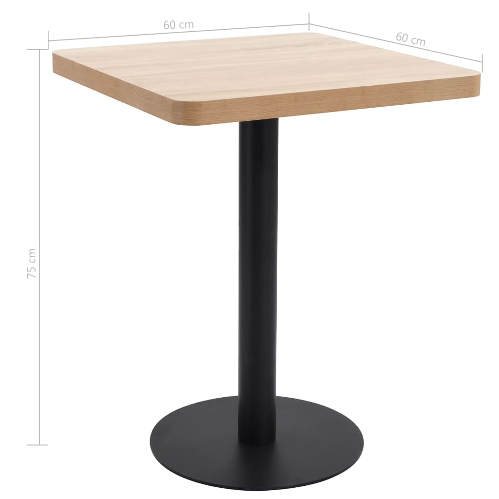 vidaXL Bistro Table Dining Room Bar Coffee Dinner Table Desk Furniture MDF-0