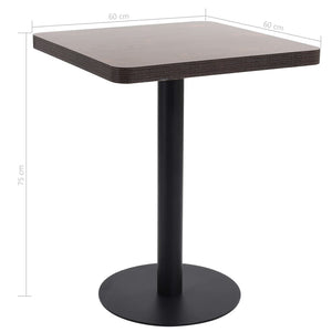 vidaXL Bistro Table Dining Room Bar Coffee Dinner Table Desk Furniture MDF-16