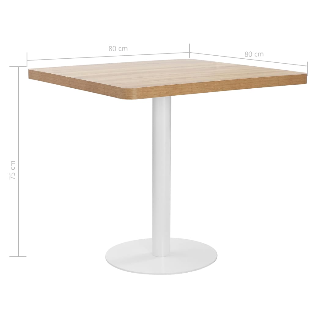 vidaXL Bistro Table Dining Room Bar Coffee Dinner Table Desk Furniture MDF-35