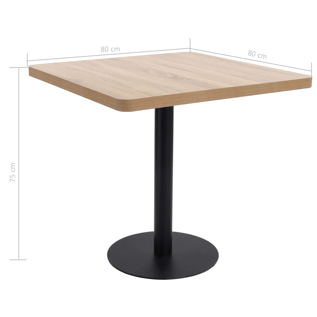 vidaXL Bistro Table Dining Room Bar Coffee Dinner Table Desk Furniture MDF-23