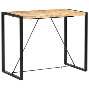 vidaXL Bar Table Kitchen Dining Room Pub Table Bistro Table Solid Mango Wood-39