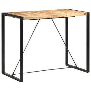 vidaXL Bar Table Kitchen Dining Room Pub Table Bistro Table Solid Mango Wood-40
