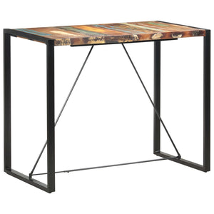 vidaXL Bar Table Kitchen Dining Room Pub Table Bistro Table Solid Mango Wood-46