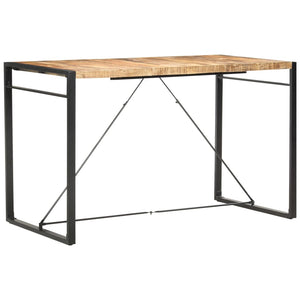 vidaXL Bar Table Kitchen Dining Room Pub Table Bistro Table Solid Mango Wood-13