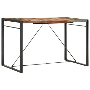 vidaXL Bar Table Kitchen Dining Room Pub Table Bistro Table Solid Mango Wood-48