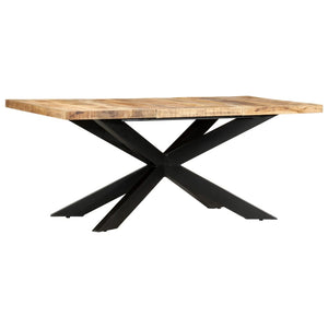 vidaXL Solid Wood Sheesham Dining Table Kitchen Desk Furniture Multi Colors-5