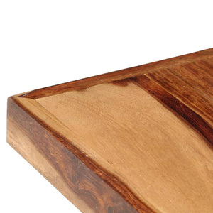 vidaXL Solid Wood Sheesham Dining Table Kitchen Desk Furniture Multi Colors-6