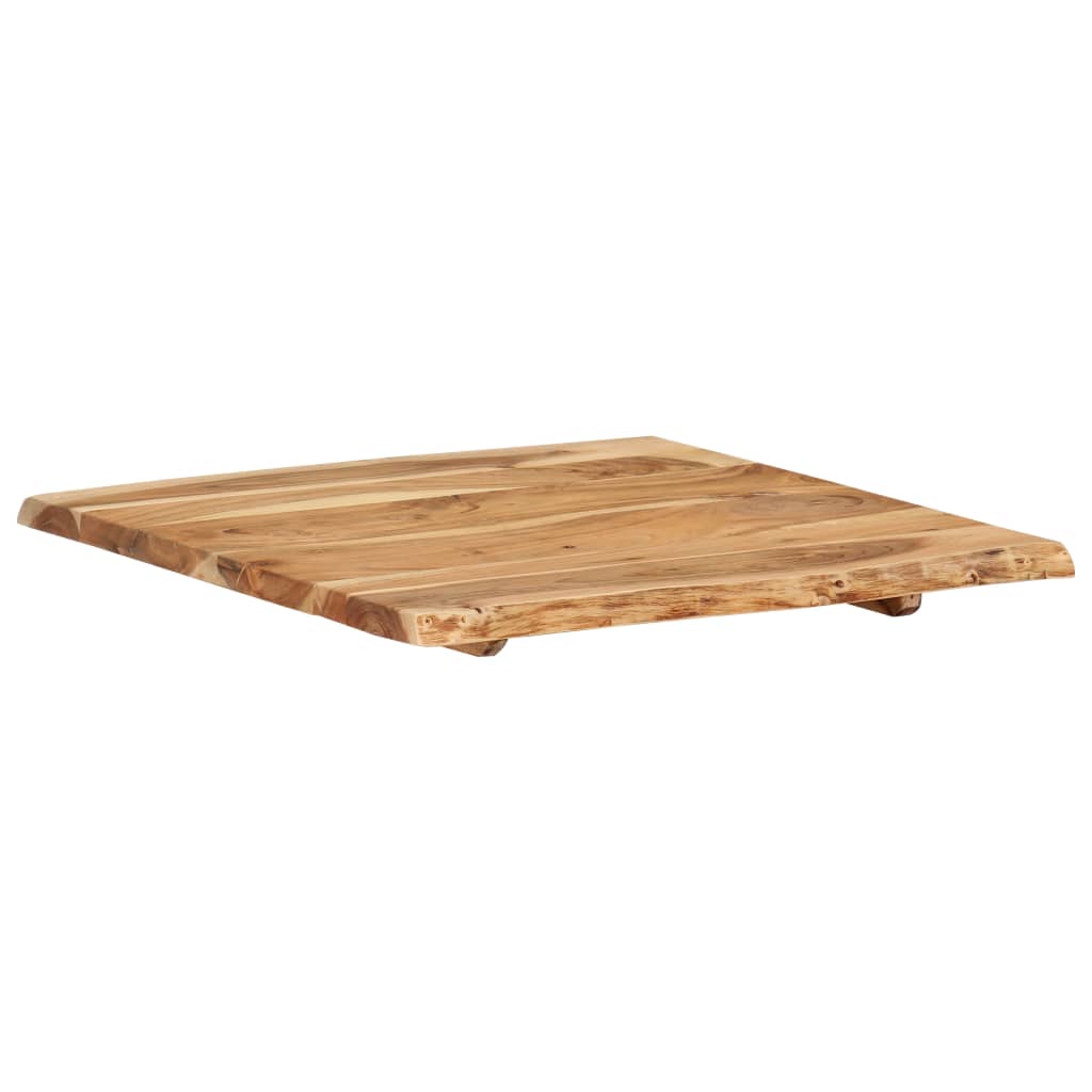 vidaXL Solid Acacia Wood Table Top Kitchen Live Edge Desk Coffee Multi Sizes-18