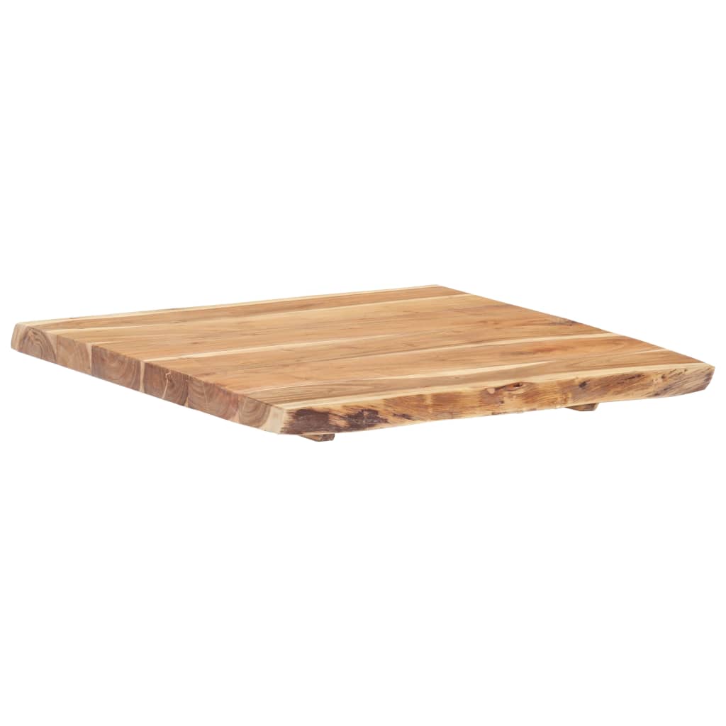 vidaXL Solid Acacia Wood Table Top Kitchen Live Edge Desk Coffee Multi Sizes-48