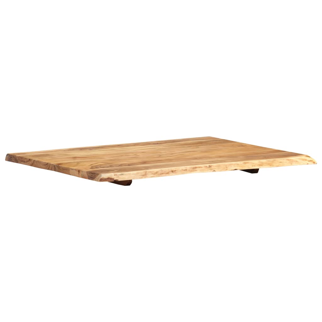 vidaXL Solid Acacia Wood Table Top Kitchen Live Edge Desk Coffee Multi Sizes-57