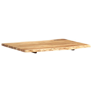 vidaXL Solid Acacia Wood Table Top Kitchen Live Edge Desk Coffee Multi Sizes-10