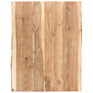 vidaXL Solid Acacia Wood Table Top Kitchen Live Edge Desk Coffee Multi Sizes-53
